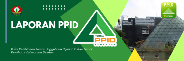 Laporan PPID BPTU-HPT Pelaihari